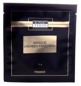 ks alginantnaya maska dlya lica quotsvezhie travyquot 10 gr kosmoteros professionnel paris franciya