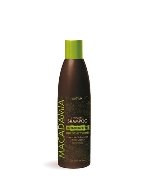 macadamia intensivnyj uvlazhnyayushchij shampun dlya normalnyh i povrezhdennyh volos s keratinom 250 ml kativa ispaniya