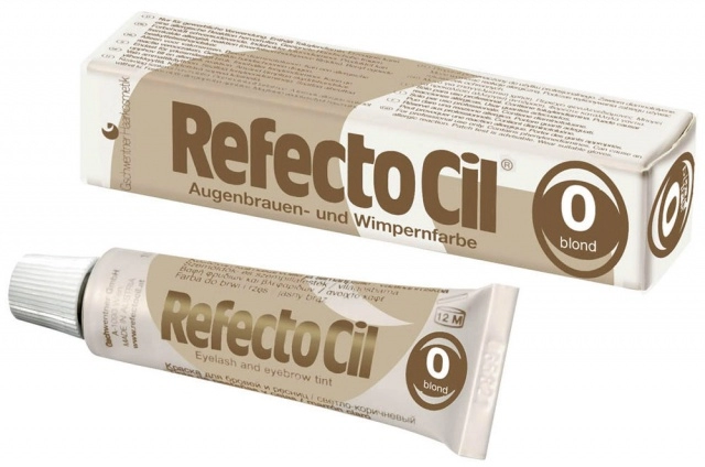 kraska dlya okrashivaniya brovej i resnic blond osvetlitel 15 ml refectocil avstriya