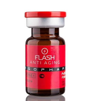 omolazhivayushchij mezoktejl dlya lica flash anti aging new formula 5 ml 1 flakon mesopharm rossiya