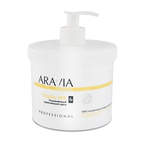 uvlazhnyayushchij ukreplyayushchij anticellyulitnyj krem dlya tela quotvitality spaquot 550 ml aravia organic rossiya