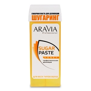 saharnaya pasta v katridzhe quotmedovayaquot ochen myagkoj konsistencii 150 150 gr aravia professional rossiya