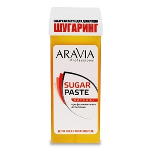 saharnaya pasta v kartridzhe quotnaturalnayaquot myagkoj konsistencii 150 150 gr aravia professional rossiya