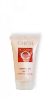 krem uvlazhnyayushchij dlya normalnoj suhoj kozhi lica spf 17 vitamin e hydratant spf 17 for normal and dry skin 15 ml gigi izrail