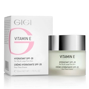 krem uvlazhnyayushchij dlya zhirnoj kozhi lica vitamin e hydratant spf 17 for oily skin 50 ml gigi izrail