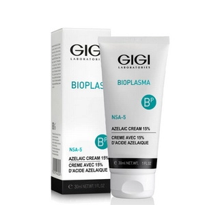 krem s 15 azelainovoj kislotoj dlya zhirnoj i problemnoj kozhi bp azelaic cream 30 ml gigi izrail
