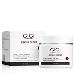 derma clear ochishchayushchie vatnye diski deep cleansing liquied pad 60 sht gigi izrail