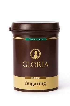 pasta dlya shugaringa myagkaya s mentolom 033 330 gr gloria rossiya