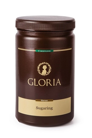 pasta dlya shugaringa myagkaya s mentolom 18 1800 gr gloria rossiya