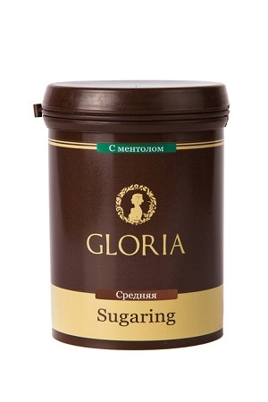 pasta dlya shugaringa srednyaya s mentolom 033 330 gr gloria rossiya