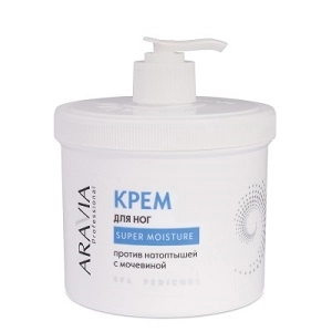 krem dlya nog quotsuper moisturequot ot natoptyshej s mochevinoj 550 ml aravia professional rossiya