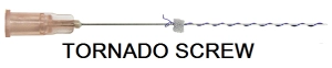mezoniti tornado screw 26g 90 dvojnye spirali upakovka 10 sht 1 upakovka pnc koreya
