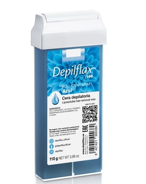 vosk v kartridzhe azulenovyj 110 gr depilflax ispaniya