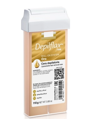 vosk v kartridzhe zolotoj 110 gr depilflax ispaniya