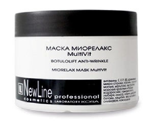 nl maska liftingovaya miorelaks multivit 300 ml new line rossiya
