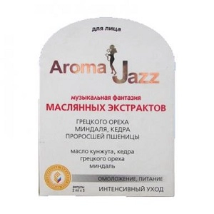 maslyanyj ekstrakt dlya lica omolozhenie 2 ml 5 sht aroma dzhaz rossiya