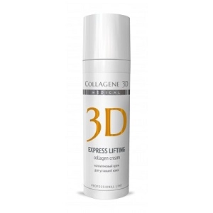 kollagenovaya gel maska dlya lica express lifting s yantarnoj kislotoj 30 ml collagene 3d rossiya