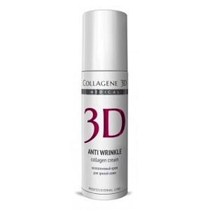 kollagenovyj krem dlya zreloj kozhi anti wrinkle s placentolyu 150 ml collagene 3d rossiya