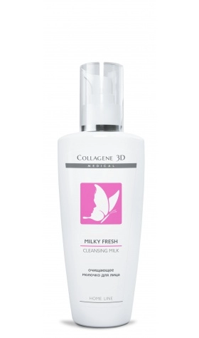 molochko dlya lica milky fresh ochishchayushchee 250 ml collagene 3d rossiya