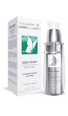 gel piling dlya lica enzimnyj sebo norm 30 ml collagene 3d rossiya