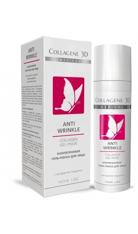 gel maska dlya zreloj kozhi anti wrinkle 30 ml collagene 3d rossiya