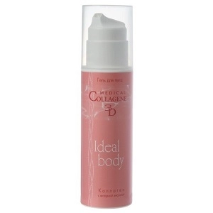 kollagenovyj gel krem dlya tela ideal body s yantarnoj kislotoj 130 ml collagene 3d rossiya