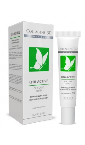 flyuid syvorotka dlya lica q10 active silk care 15 ml collagene 3d rossiya