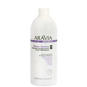 koncentrat dlya bandazhnogo detoks obyortyvaniya detox system 500 ml aravia organic rossiya