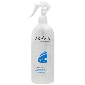micellyarnyj loson dlya podgotovki kozhi k depilyacii 500 ml aravia professional rossiya
