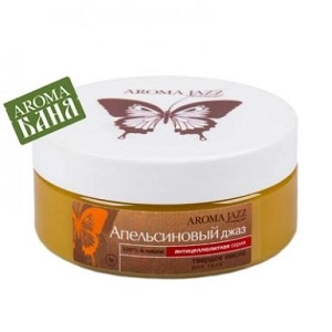 tverdoe massazhnoe maslo dlya tela apelsinovyj dzhaz 150 gr aroma dzhaz rossiya