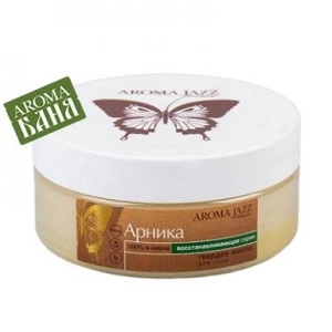 tverdoe massazhnoe maslo dlya tela arnika 150 gr aroma dzhaz rossiya