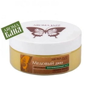 tverdoe massazhnoe maslo dlya tela medovyj dzhaz 150 gr aroma dzhaz rossiya