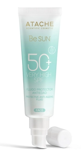 solncezashchitnyj loson dlya lica spf 50 50 ml atache ispaniya