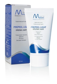 predpilingovyj osvetlyayushchij krem prepeel light 50 ml medic control peel rossiya