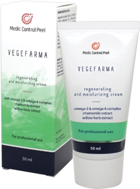 uvlazhnyayushchij krem dlya povrezhdennoj kozhi vegefarma 50 ml medic control peel rossiya