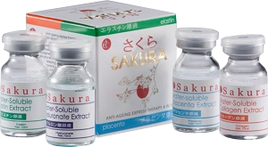 omolazhivayushchij preparat dlya biorevitalizacii lica sakura 4 flakona h 10 ml eji yaponiya