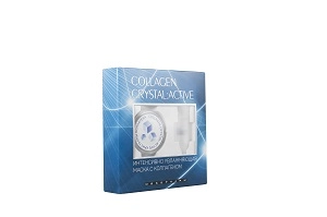 dvuhfaznaya intensivno uvlazhnyayushchaya maska s kollagenom collagene crystal active 1 nabor mesopharm professional rossiya