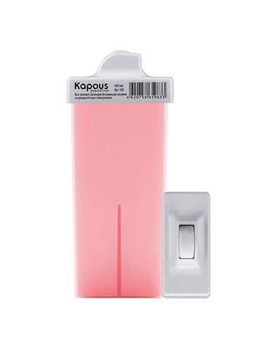 vosk v kartridzhe rozovyj s dioksidom titaniuma mini rolik 100 ml kapous depilation rossiya