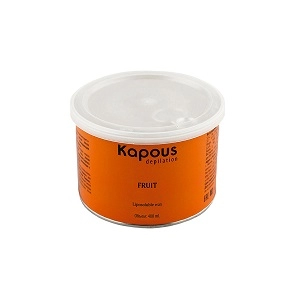 vosk teplyj v banke s aromatom banana 400 ml kapous depilation rossiya