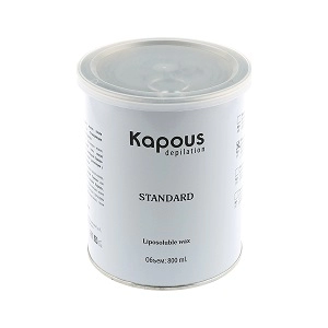 vosk teplyj v banke sinij s azulenom 800 ml kapous depilation rossiya