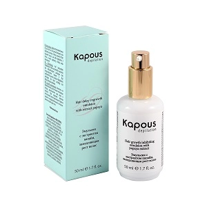 emulsiya dlya zamedleniya rosta volos s ekstraktom papaji 50 ml kapous depilation rossiya