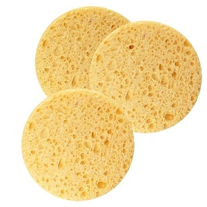 sponzhi zheltye kruglye iz celyulozy 10 sht upk chistove kitaj