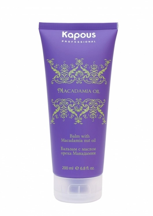 balzam dlya volos s maslom oreha makadamii quotmacadamia oilquot 200 ml kapous professional rossiya