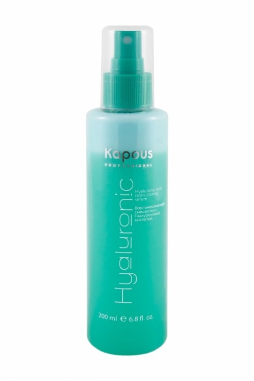 vosstanavlivayushchaya syvorotka dlya volos s gialuronovoj kislotoj quothialuronic acidquot 200 ml kapous professional rossiya