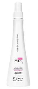 koncentrat molochnyh proteinov dlya volos milk line 250 ml kapous professional rossiya