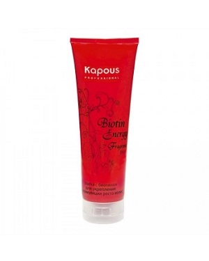 maska s biotinom dlya ukrepleniya i stimulyacii rosta volos biotin energy 250 ml kapous professional rossiya