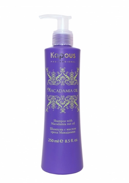 shampun dlya volos s maslom oreha makadamii quotmacadamia oilquot 250 ml kapous professional rossiya