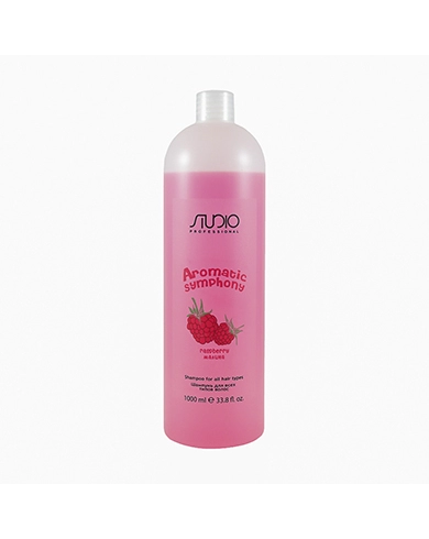 shampun dlya vseh tipov volos malina 1000 ml studio professional rossiya