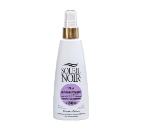 antivozrastnoe vitaminizirovannoe molochkosprej dlya lica i tela lait fluide spf 30 150 ml soleil noir franciya