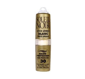 solncezashchitnyj balzam dlya gub belyj stick levres spf 30 4 gr soleil noir franciya